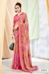 Ikshita 08 By Vallabhi Daily Wear Georgette Printed Sarees Wholesale Shop In Surat